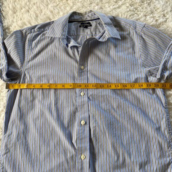 Gap Premium Slim Fit Long Sleeve Button Up Dress Shirt Collared Size Large - Picture 6 of 9